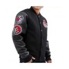 Toronto Raptors Black Letterman Wool Jacket Toronto Raptors Black Letterman Wool Jacket