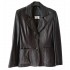 Transatlantic Deleila Piasko Black Leather Coat