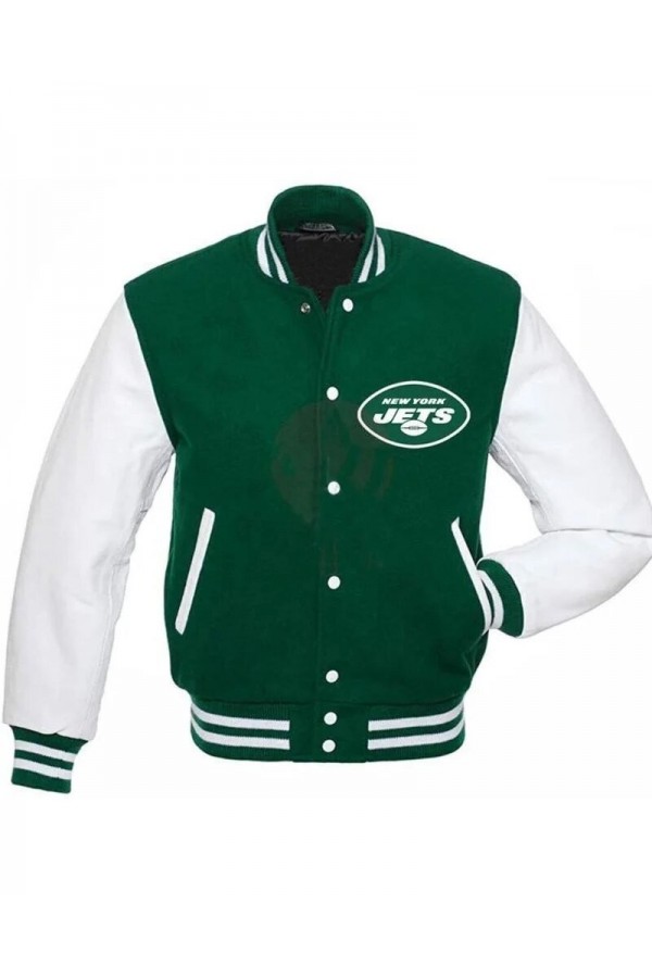 Treading Varsity NY Jets Wool Jacket Treading Varsity NY Jets Wool Jacket