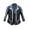 Tron Legacy Sam Flynn Blue and Black Leather Jacket Tron Legacy Sam Flynn Blue and Black Leather Jacket