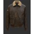 Vladimir Putin Inspired Leather Bomber Jacket