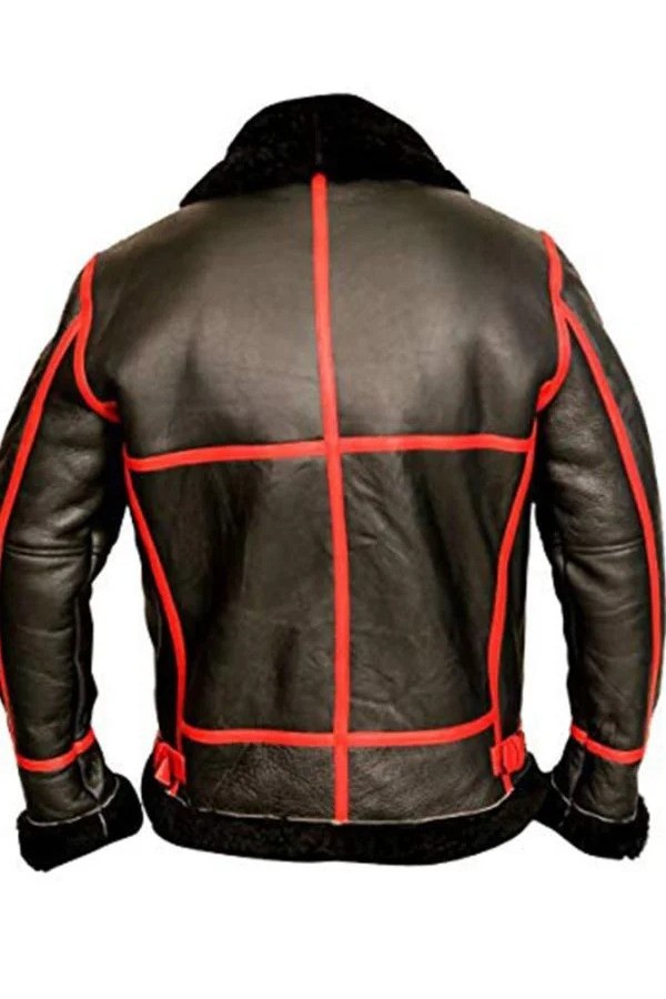WWII B3 Pilot Black Leather Jacket WWII B3 Pilot Black Leather Jacket