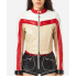 Fast X 2023 Nathalie Emmanuel Red & White Leather Biker Jacket