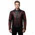 TRON Ares Inspired Black & Red Leather Jacket