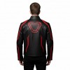 TRON Ares Inspired Black & Red Leather Jacket