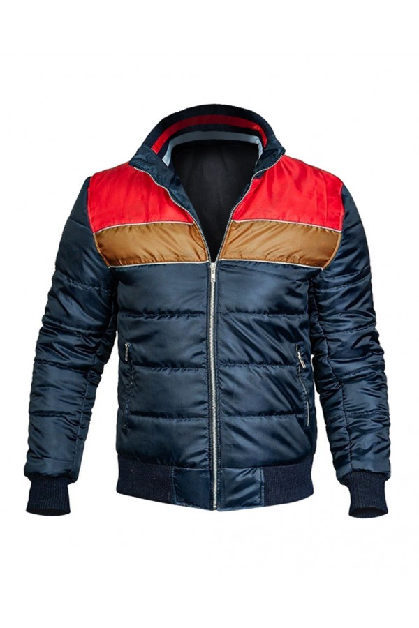 Connor Jessup Locke & Key Tyler Locke Puffer Blue Jacket – Inspired TV Show Outerwear