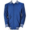 Blue Neighborhood Watch Jacket – Satin Bomber Style Blue Neighborhood Watch Jacket – Satin Bomber Style