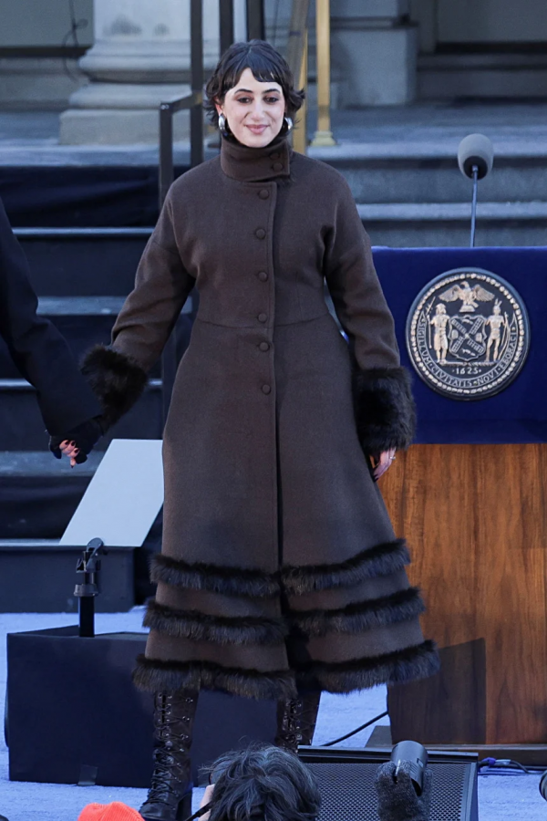 Rama Duwaji 2026 Brown Fur Coat