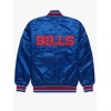 Bills Gameday Bomber Satin Blue Jacket