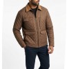 Kevin Costner Yellowstone Season 4 John Dutton Brown Quilted Jacket