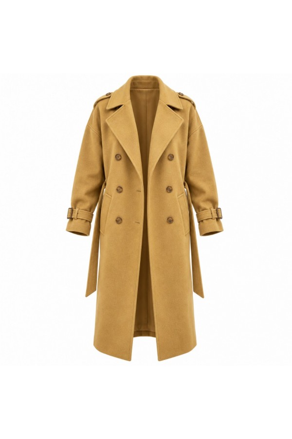 Black Doves S2 Helen Webb Mustard Trench Coat