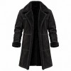 The Walking Dead Dead City S3 Negan Black Shearling Coat
