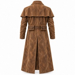Fallout NCR Veteran Ranger Duster Suede Leather Coat