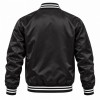 GTA VI Jason Duval Black Satin Bomber Jacket