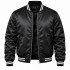 GTA VI Jason Duval Black Satin Bomber Jacket