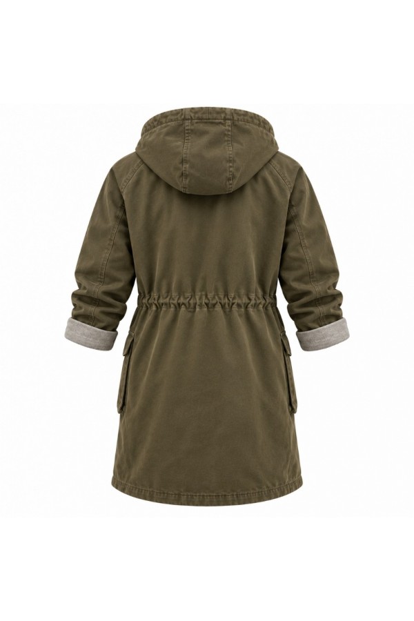 Ken Masters Street Fighter 6 Olive Hooded Coat