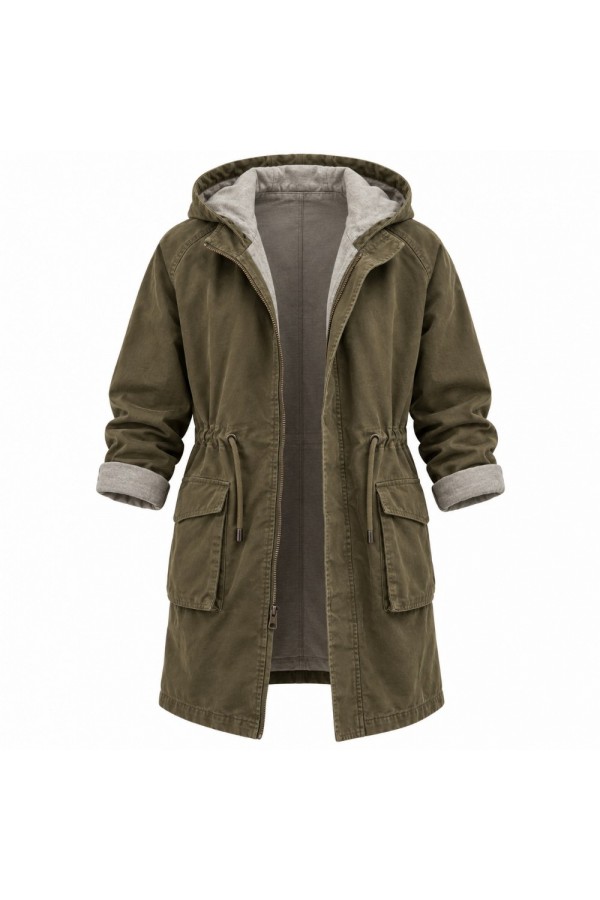 Ken Masters Street Fighter 6 Olive Hooded Coat