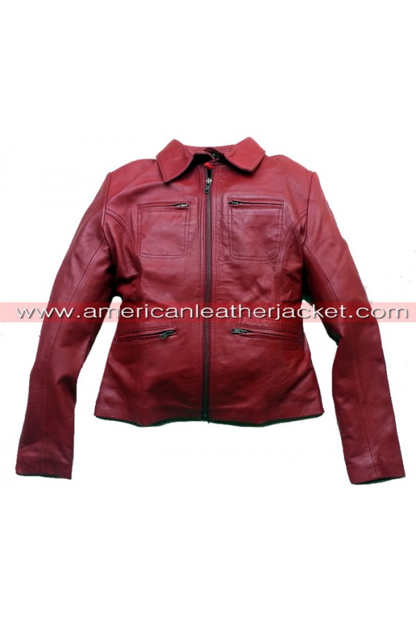 Once Upon A Time Red Leather Jacket